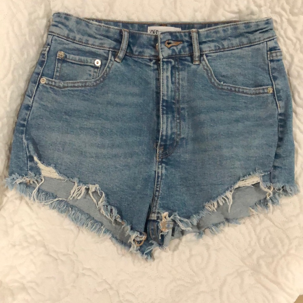 Zara high waist shorts